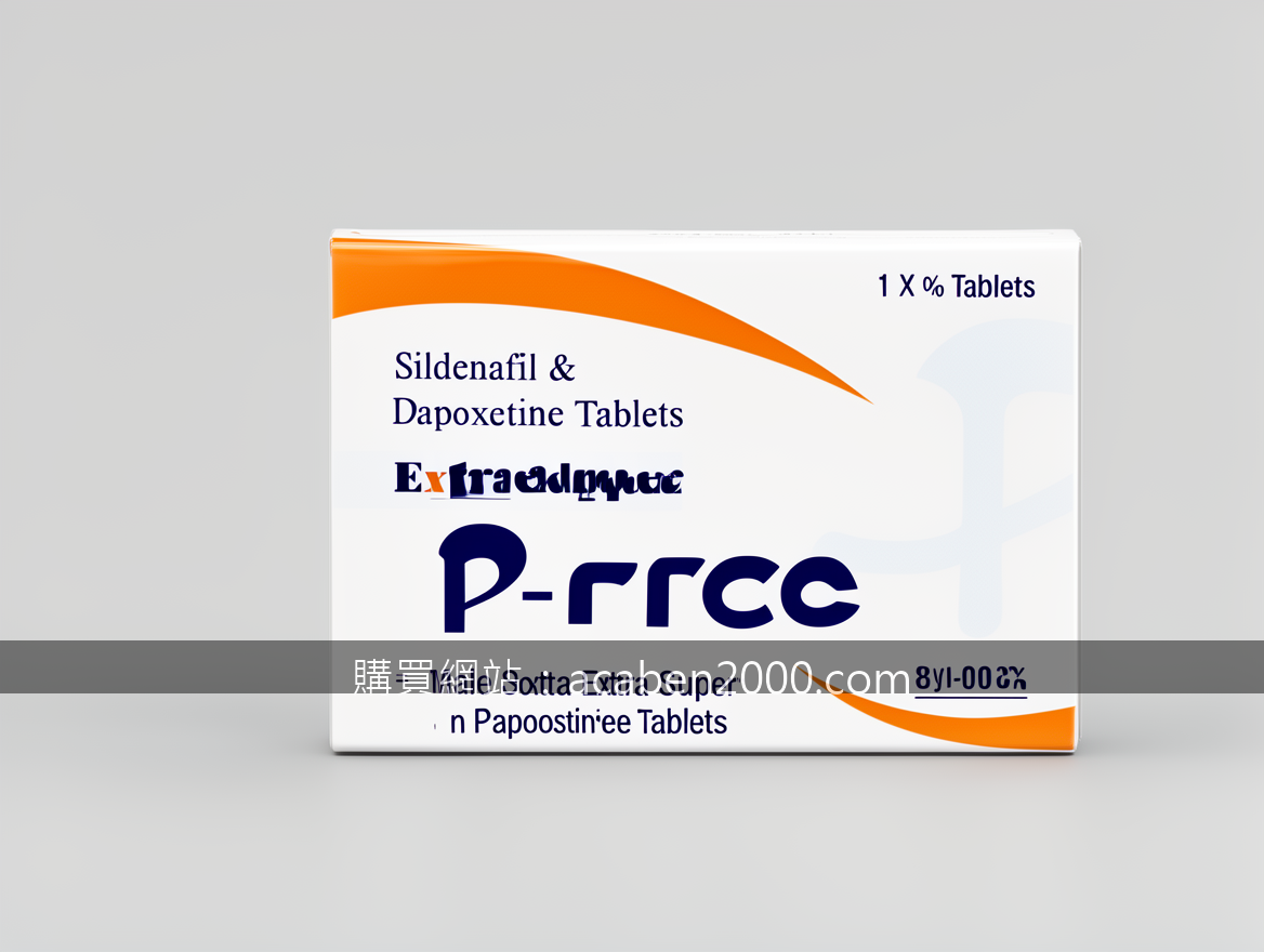 Close-up detail product photography. Photograph the P-Force Extra Super Sildenaf