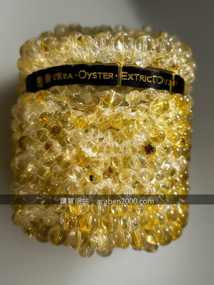 Macro crystal bracelet photography revealing natural bead details.
Subject: Plac